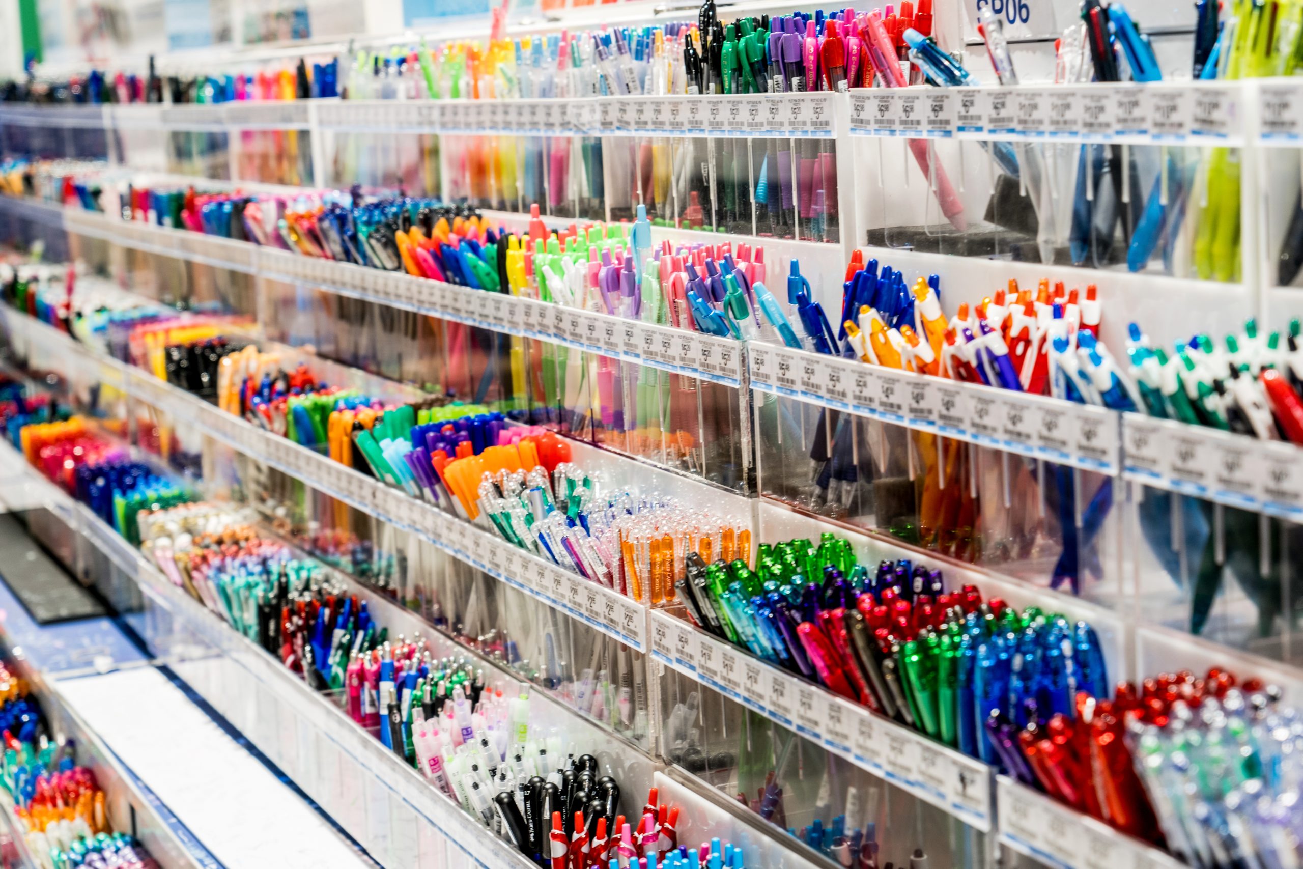 Importação de material de escritório e artigo de papelaria