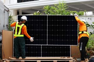 Importação de paineis solares da China