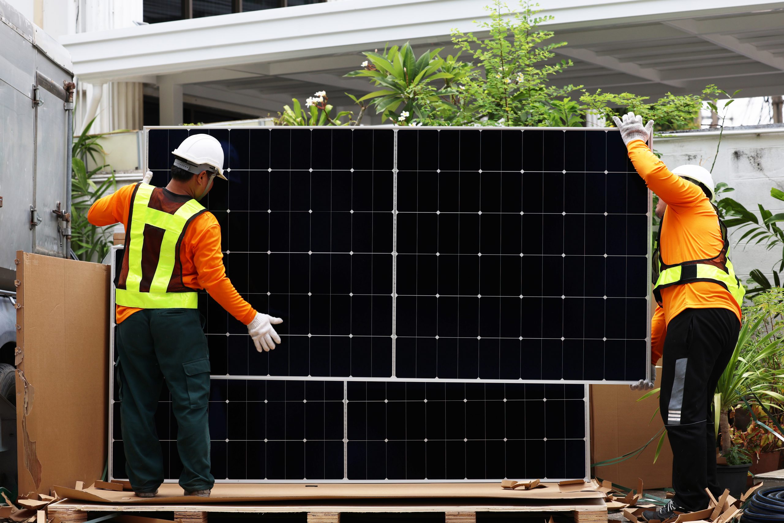 Importação de paineis solares da China